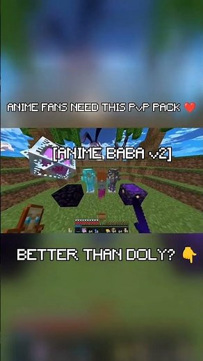 Nobody Uses This Anime PvP Pack 😳 #donutsmp #anime #minecraft #texturepvp #texturepack #trending