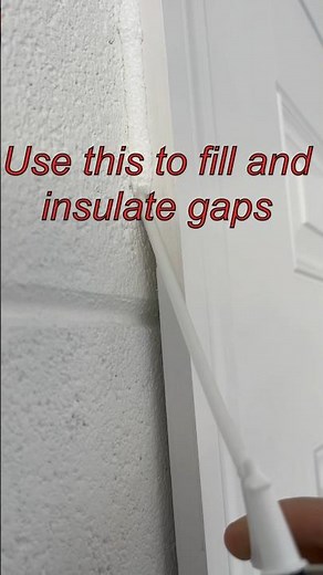 Insulation foam for windows/doors #construction