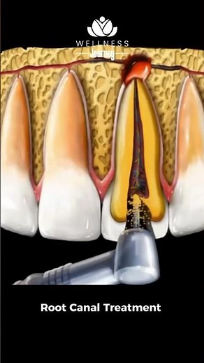 How Does a Root Canal Save Your Tooth? 🦷 | Step-by-Step Animation #shorts