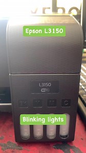 1.4K views · 27 reactions | Epson L3150 blinking error service required #reels | GJR Printer Repair | Facebook