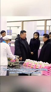 When he personally inspects something, every detail must be perfect.😐#kimjongun #northkorea #shorts