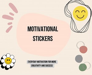 Printable Motivational Stickers 2026 | Self Development Stickers | Back to School Stickers | Attracting Goals Kit | PDF / PNG Download - Etsy