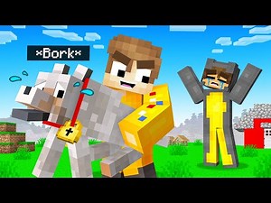 Stealing My Friends DOG In Minecraft.. (Cherry Island)