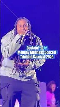 Coutain performing Wedding Band & Jamtown ✨😍🩵 | Monday Madness Concert, Trinidad Carnival 2026