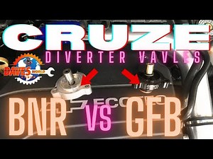 CRUZE Diverter valve HPRV vs GFB Big turbo noise BOV with install and tests