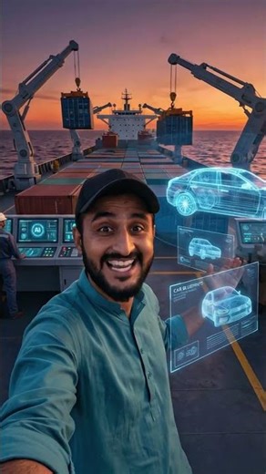 🚢 "Designing Future Cars in the Middle of the Ocean!"
