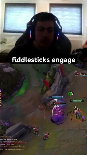 Fiddlesticks support engage- League Of Legends #leagueoflegends #league #fiddlesticks