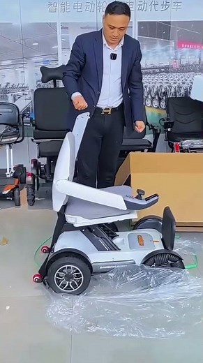 Product Link in Bio ( # 2430 ) 1️⃣ Modern Foldable Electric Mobile Scooter Wheelchair