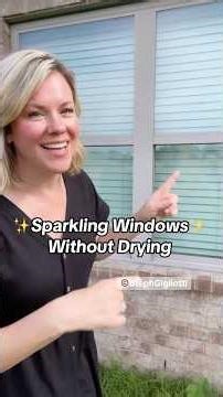 How to easily clean outside windows with household products