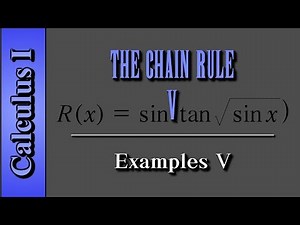 Calculus I: The Chain Rule (Level 5 of 5) | Examples V
