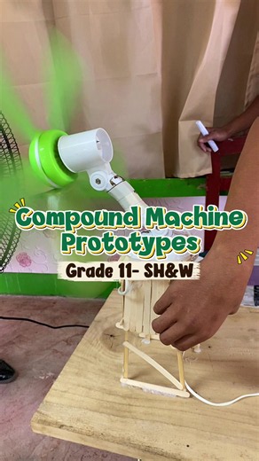 ⚙️ Grade 11- SH&W Compound Machine Prototypes. Where creativity meets engineering. ✨#GeneralScience #CompoundMachine #Innovation #Machines #Prototypes