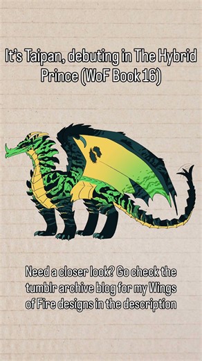 8 | Wings of Fire Character Designs