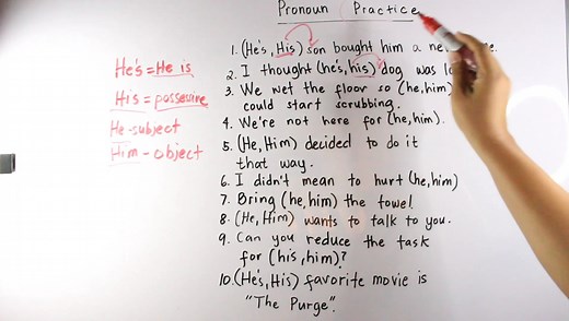 4.9K views · 209 reactions | He's vs His vs He vs Him (Pronoun...