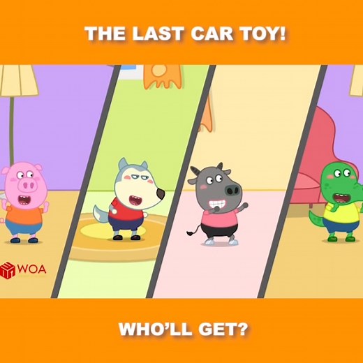 The last car, who will have? #woavideo #woafunny #funny #wolfoo #friends #animation