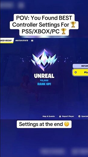 BEST Settings To EDIT Fast on Controller! 🎮 Sensitivity Guide for PC & Console (Fortnite PS5)