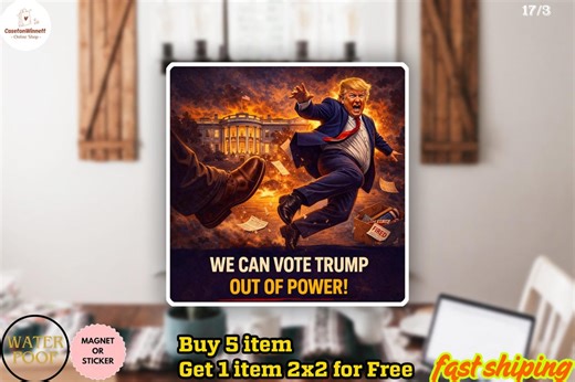 Anti Trump Sticker/car Magnet, Political Sarcastic Sticker - Etsy