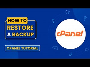 How to Restore a Backup in cPanel | Easy Step-by-Step Tutorial