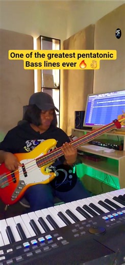 One of the greatest pentatonic Bass lines ever 🔥 Sir Duke by Stevie Wonder #bassguitar