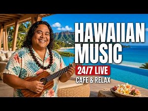 🔴24/7 Aloha Resort Lounge LIVE 🌺 Hawaiian Songs for Vacation and Relaxing
