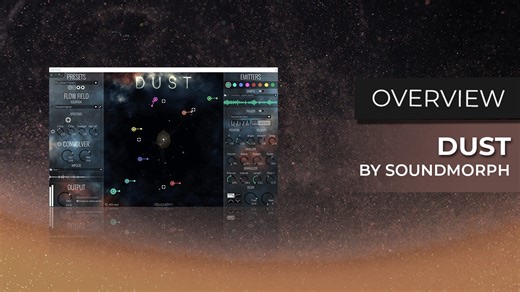 Dust by SoundMorph is a unique binaural granular synthesizer designed for creating extraordinary soundscapes and atmospheres through particle simulation. Check out our full review to see how Dust can fit into your workflow. More info: https://t.ly/mLt-D | Audio Plugin Deals