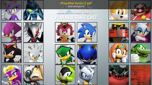 Playable Sonic Cast Mod for Sonic Frontiers | Frontiers Mods