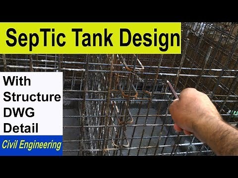 Septic tank design | how to design septic tank | design of Septic tank | Civil Engineering videos