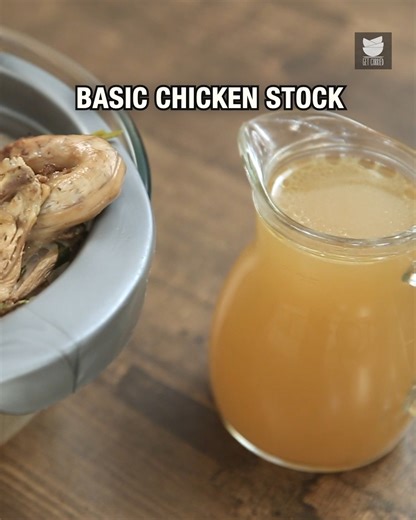 🍲 A simple, flavourful chicken stock made from scratch — the perfect base for soups, sauces, and everyday cooking! 😋🔥 Host: Varun Inamdar Ingredients: Chicken Bones 1 Onion (roughly chopped) 1 Carrot (roughly chopped) 1 Celery Water 1 Spring Thyme 2 Bay Leaf 2-3 Parsley Stalks 8-10 Peppercorns Copyrights: REPL #GetCurried #ChickenStock #BasicRecipes #HomeCooking #KitchenBasics | Get Curried