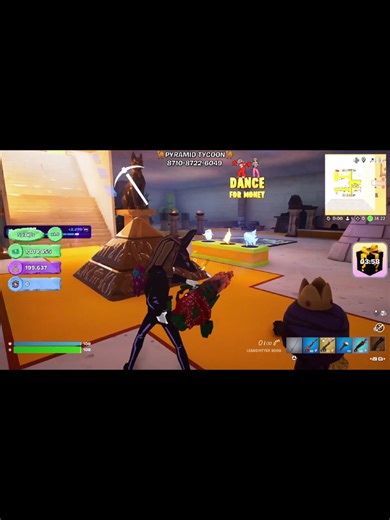 this was last week's epics pick and was a pretty cool tycoon with different parkours, mazes and zombies to shoot to earn money. It took a little under an hour to beat and I'll have a guide up soon @ Johnaldgames #fortnite #fortniteedit #fortniteclips #fortnitecreative #tycoon