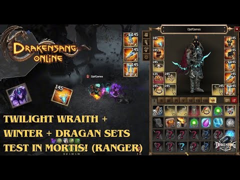 Drakensang Online – Twilight Wraith + Winter + Dragan Sets TEST in Mortis! (Ranger DSO)