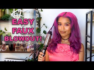 Easy DIY Faux Blowout ft. The Viral Heated Round Brush from Tiktok Hair Tutorial