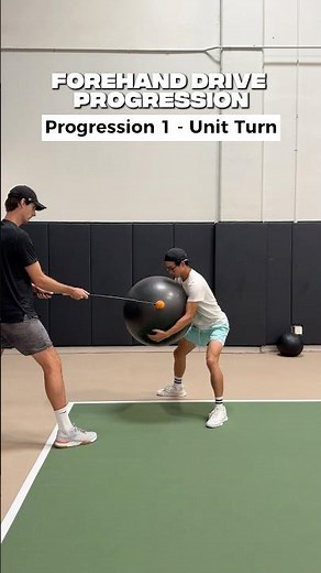 3-Step Pickleball Forehand Drive Progression | Fix Your Unit Turn & Contact Point for More Power ⚡️