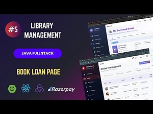 Library Management System Java Full Stack | Spring Boot, React & MySQL - part 5