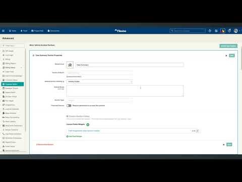 How to Add Custom Sections in Filevine Customs Editor
