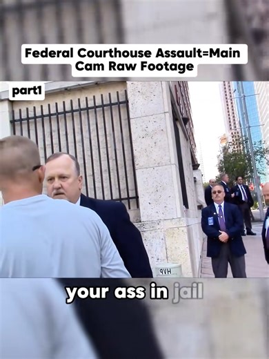 Federal Courthouse Assault=Main Cam Raw Footage #tikto #audit #viraltiktok #fypage #cops