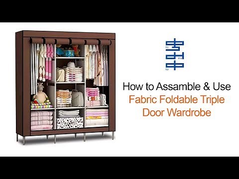 How to Use & Assemble Foldable Wardrobe, best foldable wardrobe