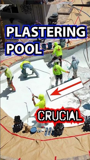 Mastering Pool Plaster: A Drones Eye View👷‍♂️🦅