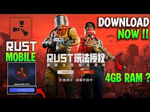 RUST MOBILE 🤯 GLOBAL CBT HOW TO DOWNLOAD AND PLAY NOW !