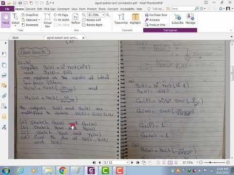 Signal Analysis - System and Convolution