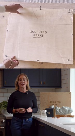 The Bespoke Sculpture Gift Box lets them design their own mountain sculpture that will be hand-carved in stone in our workshop. A one-of-a-kind gift for mountain lovers. Inside the box: • A booklet explaining the design process • Real stone and wood samples • A personal gift note (Add your message after checkout) | Sculpted Peaks