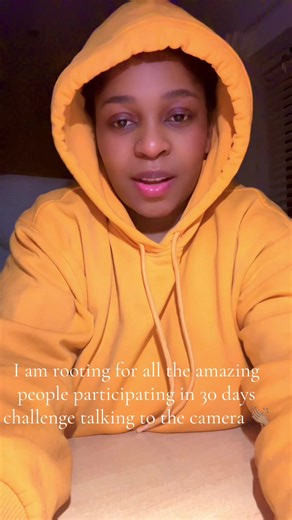 I am here to encourage everyone participating in the 30 days challenge talking to the camera. Your all doing amazing and keep posting your lovely stories. @D💜 #30dayscontentchallenge #talkingtothecameraontiktok #talkingtothecamera #foryourpagetiktok #30daystaleschallenge