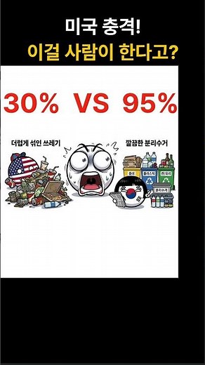 경악 “한국은 쓰레기를 씻는다?” 미국이 보고 멘붕 온 이유