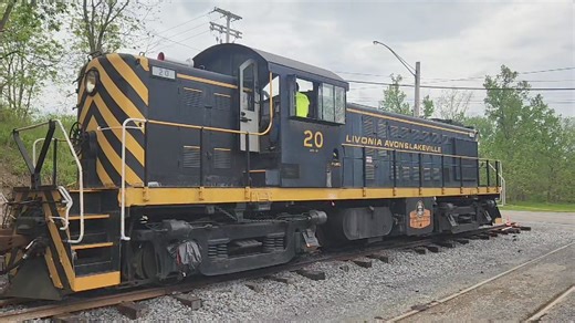 What's better than one operating Alco 539? TWO operating Alco 539s! Reunited for thr first time in many years, LA&L 20 and 72 are operating on a private photo charter tonight. | Rochester & Genesee Valley Railroad Museum