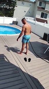 39K views · 112 reactions | Do you think he's grounded?  "I have always been a bit of a prankster, and while my mom was cleaning the pool, I felt it was the perfect time for a little prank to spray her with the hose. And I have to say it was definitely the perfect moment," explains Joseph. | Ring | Facebook