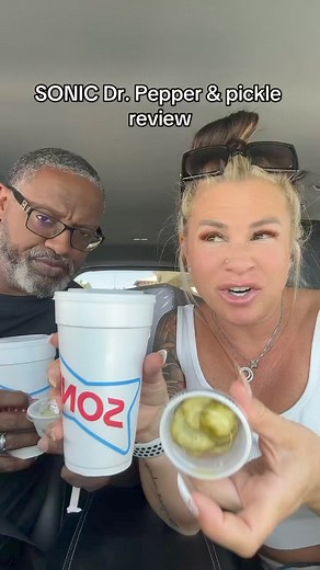 105K views · 1K reactions | PART 1 Sonic Drive-In This was a definite NO!!! 藍藍路‍♀️ #Sonic #drpepper #pickle #foodie #review #prestons | Lani Preston | Facebook