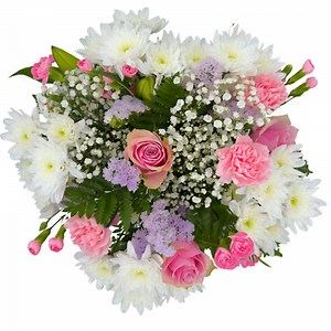 FRESH FLOWERS DELIVERED FREE UK NEXT DAY - Homeland Florists Pastel Bouquet  | eBay UK