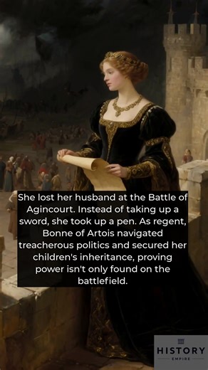 Following the devastating battle of Agincourt in 1415 AD Bonne of Artois was left a widow when her husband Philip II Count of Nevers fell in battle and was buried in a foreign field; she then rebuilt his kingdom with a quill and ledger. As regent for her young sons she avoided the clashing of swords and embraced the weapons of intellect, diplomacy and careful record keeping. Through managing finances, signing charters and funding chapels she preserved her family legacy amid the chaos of the Hund