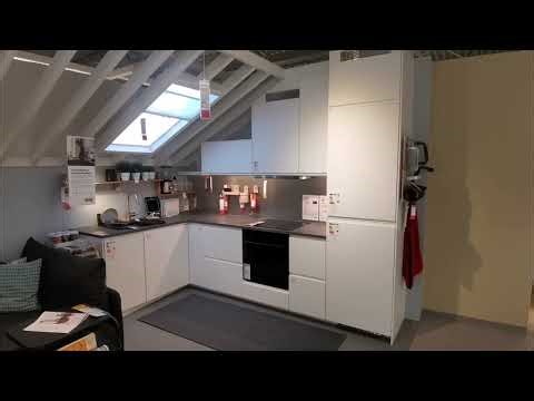 IKEA VOXTORP Kitchen with Sloped Ceiling | Walkthrough