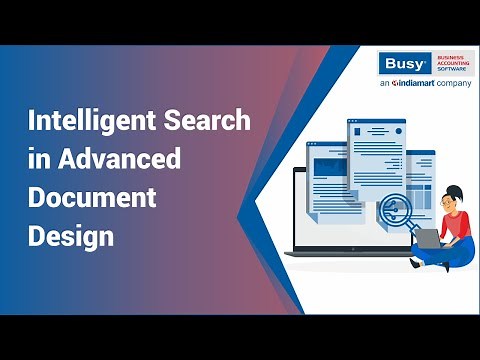 Intelligent Search in Advanced Document Designing (English) | BUSY |