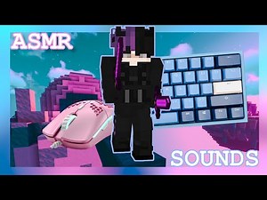 Keyboard + Mouse ASMR Sounds (Handcam) | Hypixel Bedwars