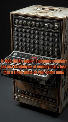 Your Phone vs NASA’s Moon Computer 🚀 | Mind-Blowing Tech Fact #shorts